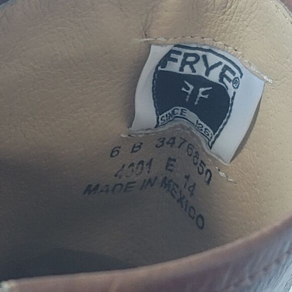 FRYE Womens PHILLIP HARNESS TALL Leather BOOTS Size 6 - Picture 8 of 12